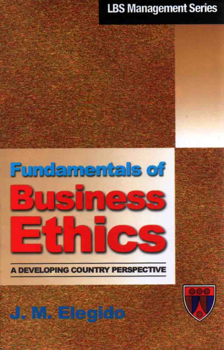 Fundamentals Of Business Ethics – Fontana Bookservices Ltd.