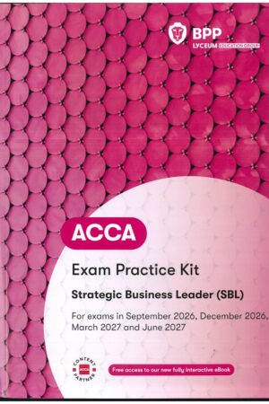 ACCA Strategic Business Reporting [SBR]
