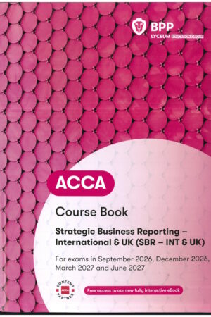 ACCA Strategic Business Reporting [SBR]