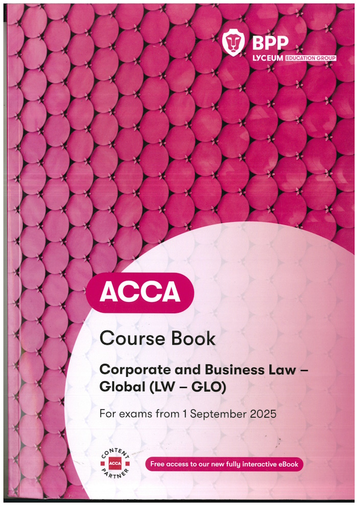 ACCA BPP Corporate and Business law